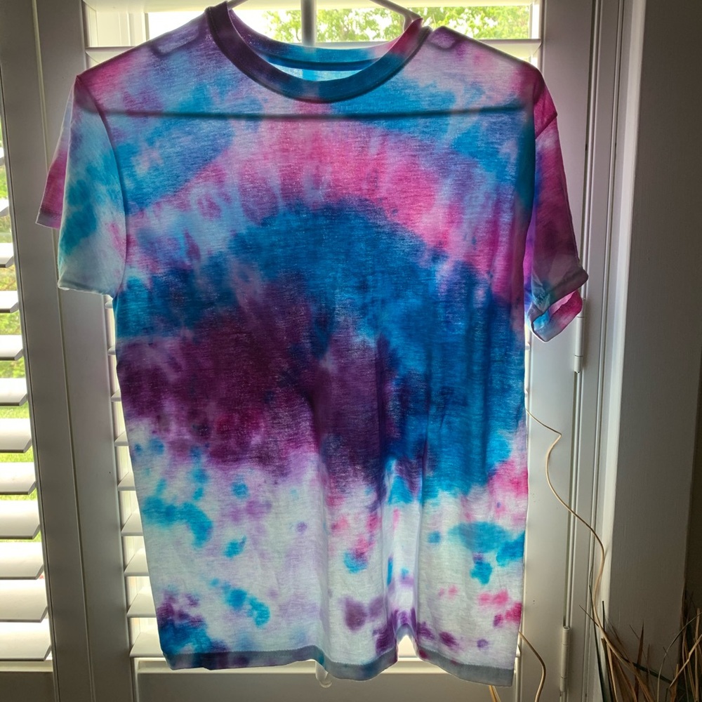 Homemade tie dye shirt